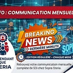 Information Syndicale et des élu(e)s au CSE Sopra Steria I2S et SSG – Septembre 2026